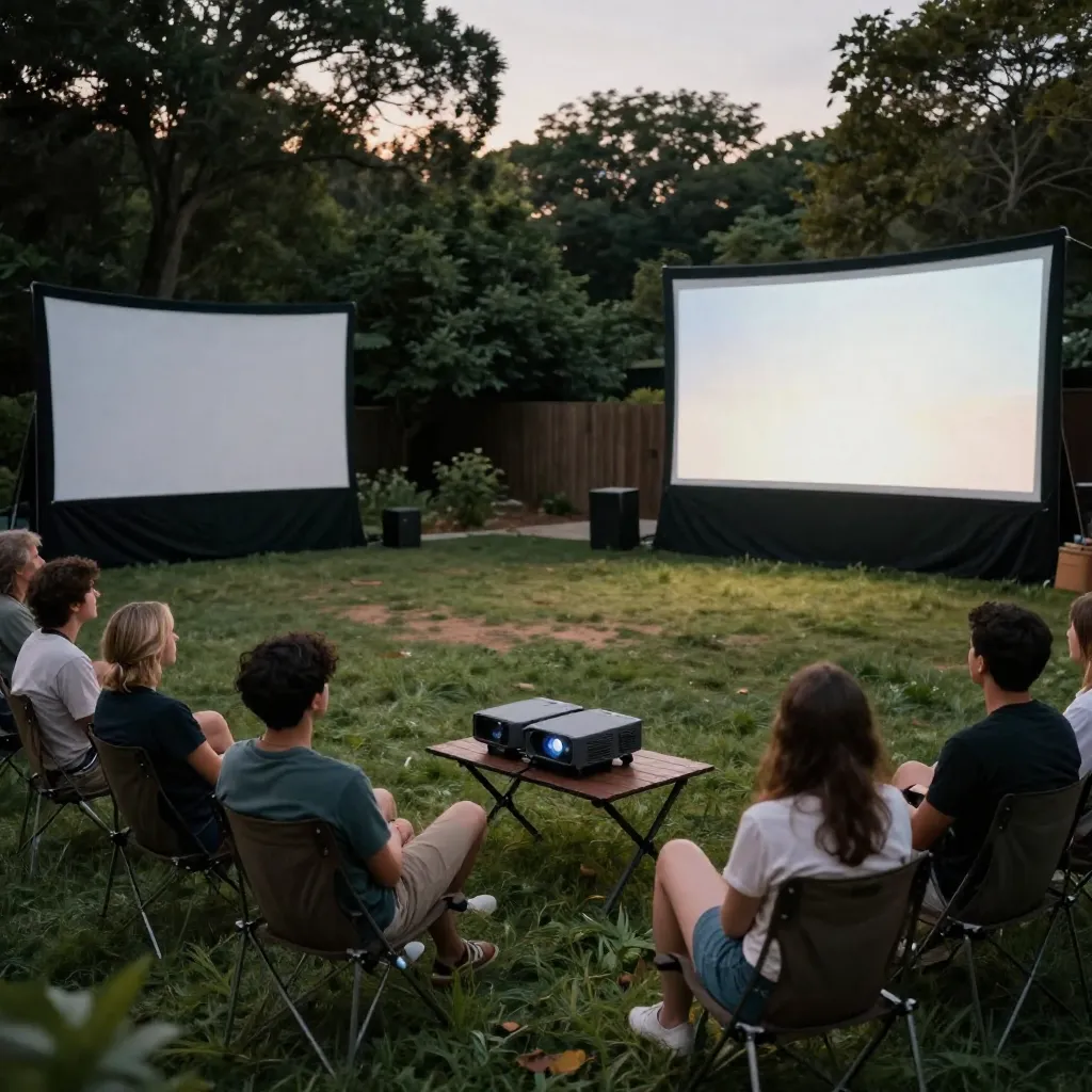 Naturligt udendørs biografmiljø